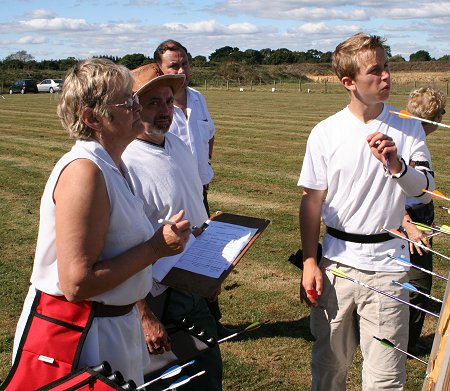 Newcomers at their first shoot