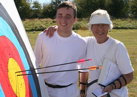 Stuart and Irene with the best golds.