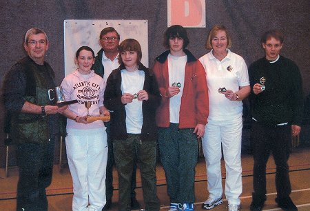 The Sway team at the Solent FITA 25 tournament